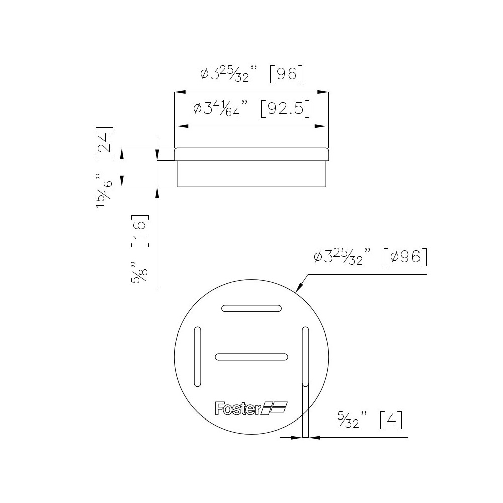 Door knife Foster 8100 030: Perfect fit for sinks Foster | Buy now