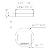 Cuchillo de puerta Foster 8100 030: Perfect fit for sinks Foster ← Comprar ahora