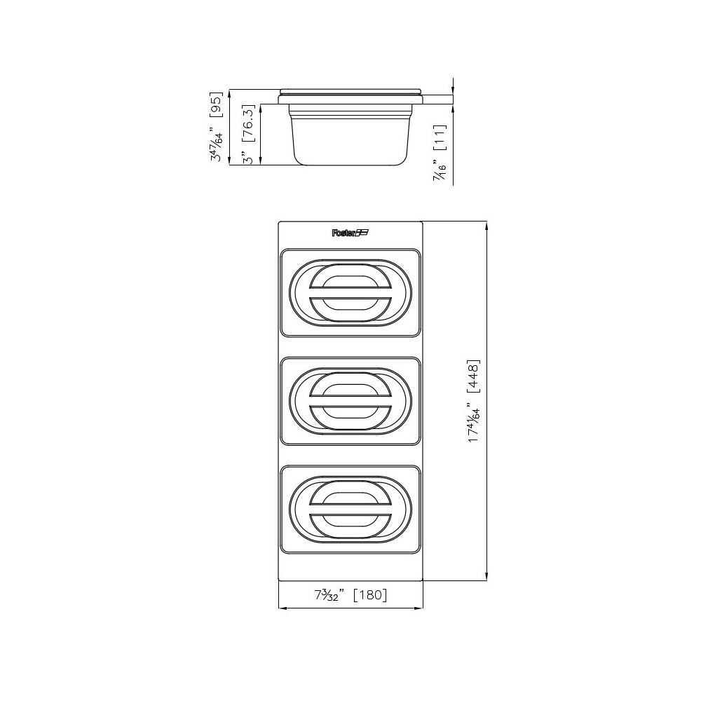 Bottles Gastronorm Foster 8100 622: Quality and Resistance for Your Kitchen