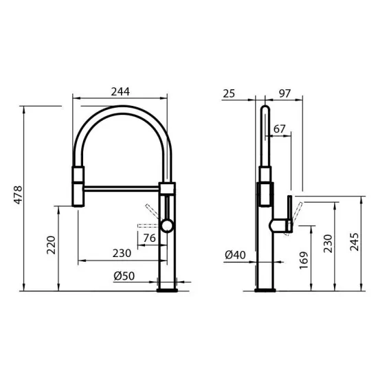 Mixer Foster 8424100: Design élégant, Fonctionnalité maximale pour votre cuisine