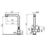 Mixer Foster 8496 100 | Stainless Steel | 3 Vie | Canna Girevole | Buy online