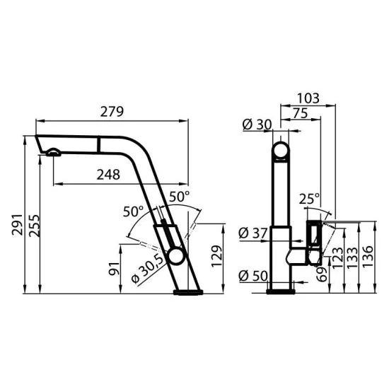 Foster 8492 000: Miscelatore Cucina con Bocca Estraibile | Acquista on-line