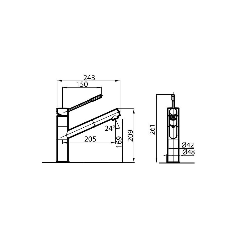 Миксер Foster 8466 100 - Canna Girevole e Bocca Estraibile, Buy Now