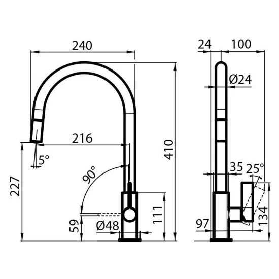 Mischer Foster 8441 030 - Kaufen Sie Ihren Küchenmischer online Foster niedrigster preis auf ebay uk