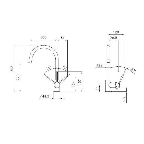 Miscelatore Foster 8458 001: Acquista online il tuo nuovo rubinetto da cucina