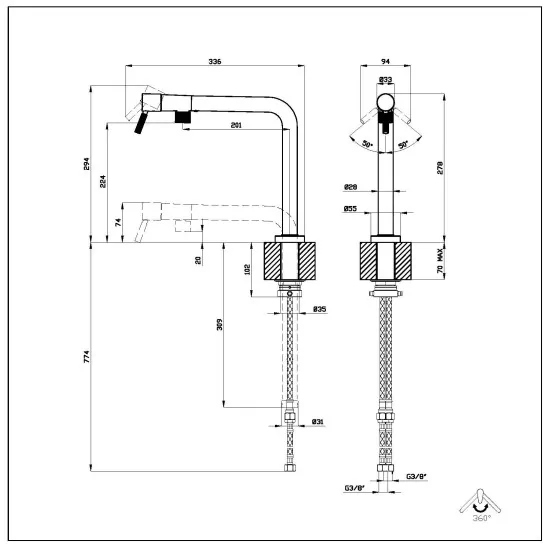 Mischer Foster 8524000 - Elegant und funktional, ideal für jede Küche