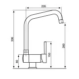Miscelatore Foster 8523 000: Eleganza e Funzionalità per la Tua Cucina
