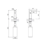 Dispenser Sapone da Incasso Foster 8520 100 Saat