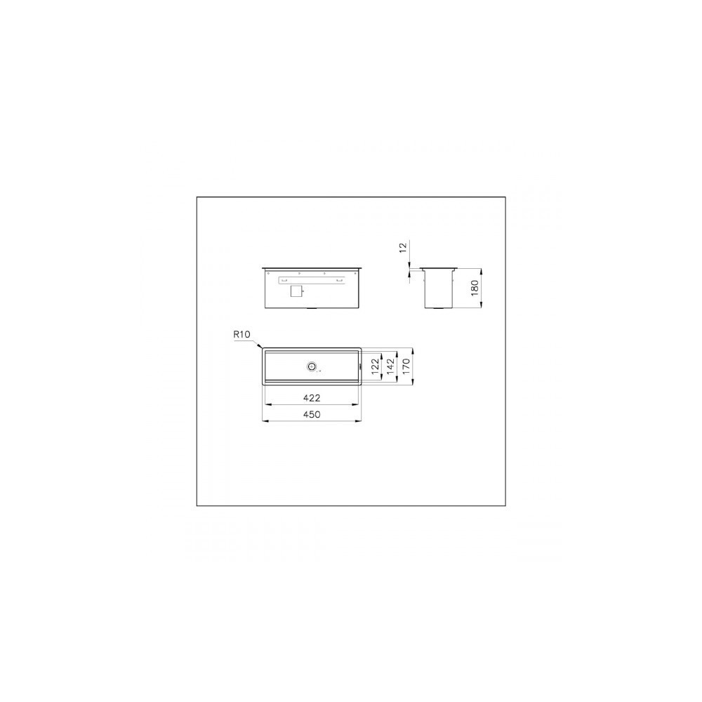 Foster 3024 800: Fregadero de cocina profesional en acero inoxidable