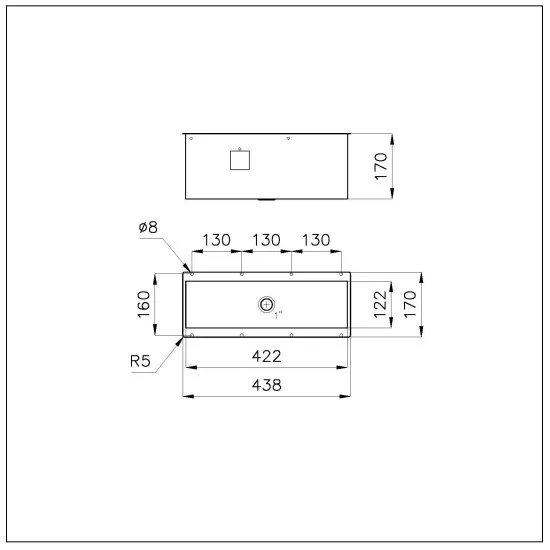 Kaufen Sie online die Spüle Foster 3024 880. Hochwertiger Edelstahl, Unterbodeninstallation, elegantes Design.