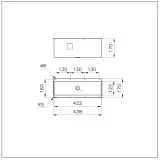 Kaufen Sie online die Spüle Foster 3024 880. Hochwertiger Edelstahl, Unterbodeninstallation, elegantes Design.