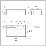 Kitchen sink Foster 3780 000 - Modern and Functional Design - Buy Online