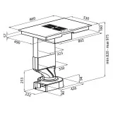 Foster 7391 245: Piano Cottura a Induzione con Cappa Integrata | Acquista on-line