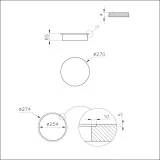 Foster 7361 270 - Zona de inducción Ø 270 mm