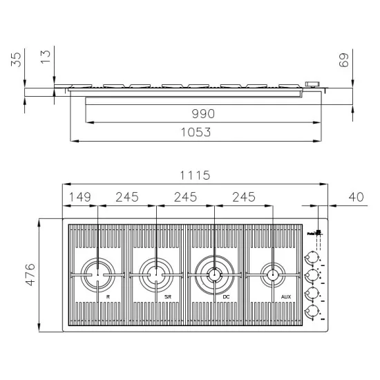 Acheter le plan de cuisson Foster 7681 000 au meilleur prix en ligne
