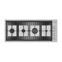 Plan de cuisson du gaz Foster Milanello 7681 000 - 112 cm - 4 Fuochi - Inox Brushed