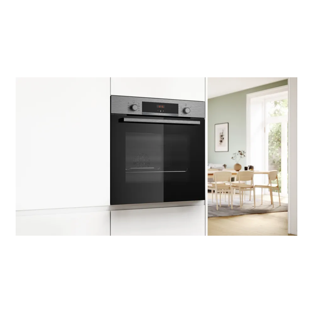 Oven Bosch HBA534ES3 Silencio Limpieza EcoClean Silencio Air Calda 3D Silencio Cocina perfecta