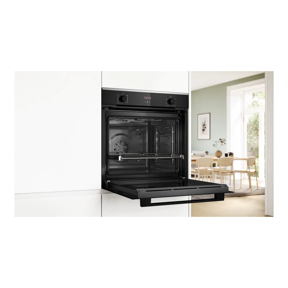 Oven Bosch HBA214EB3 Silencio Air Hot 3D ← Cocina fácil Silencio Tecnología avanzada