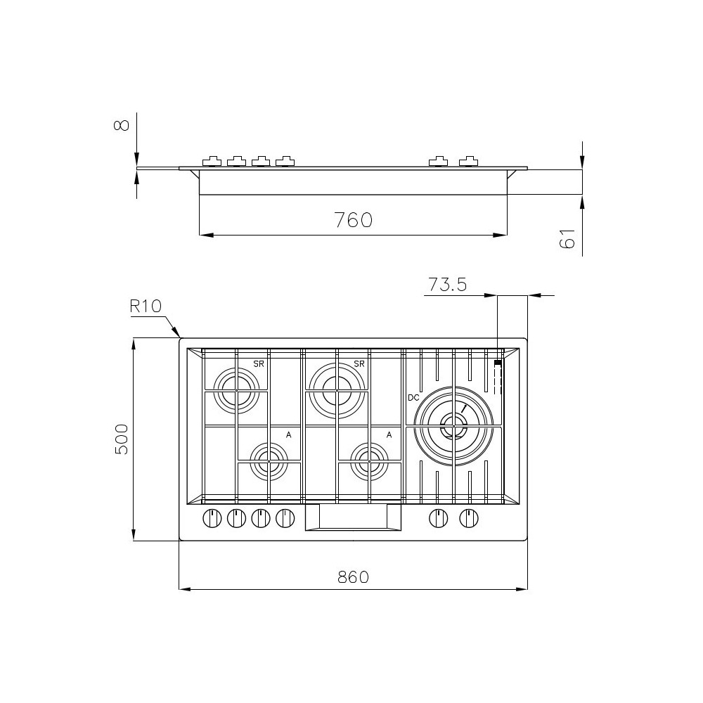 Foster 7201 032: Professionelle Kochfläche für Ihre Küche