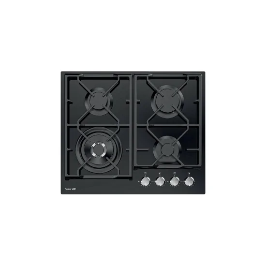 Kochen Foster 7043 632: Gehärtetes Glas, 5 Brände, Doppelkrone, modernes Design