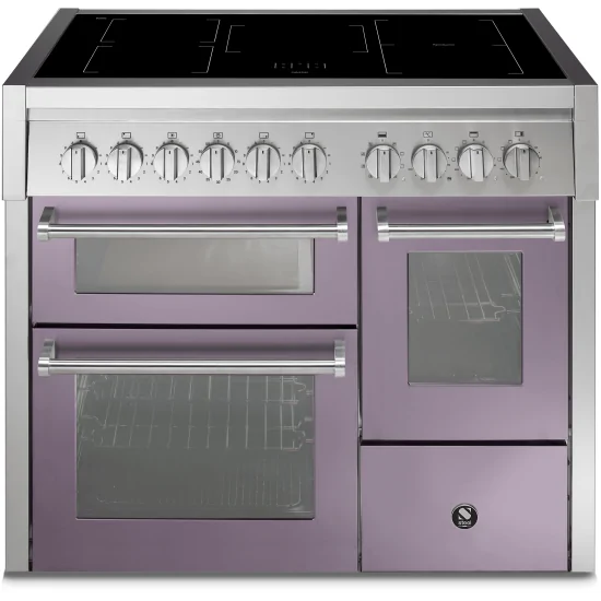 Steel GQ10SFF: High-end kitchen with triple steam oven and pizza