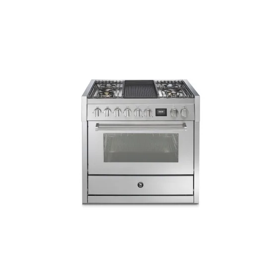 Cocina 90 cm Acero Genesi GQ9S |Diseño moderno |Calidad superior |Vapor