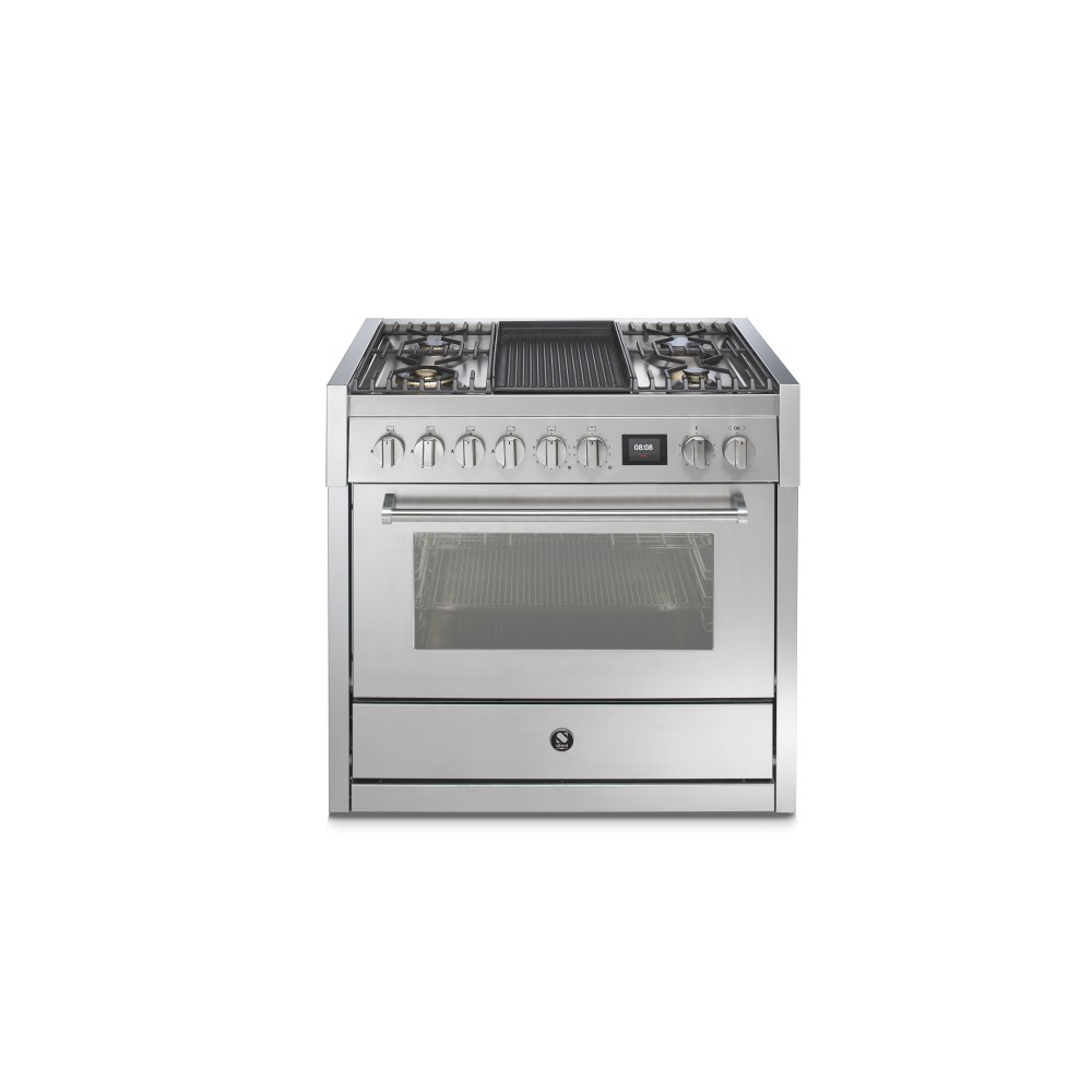 Cucina da 90 cm Steel Genesi GQ9S | Design Moderno | Qualità Superiore | Vapore