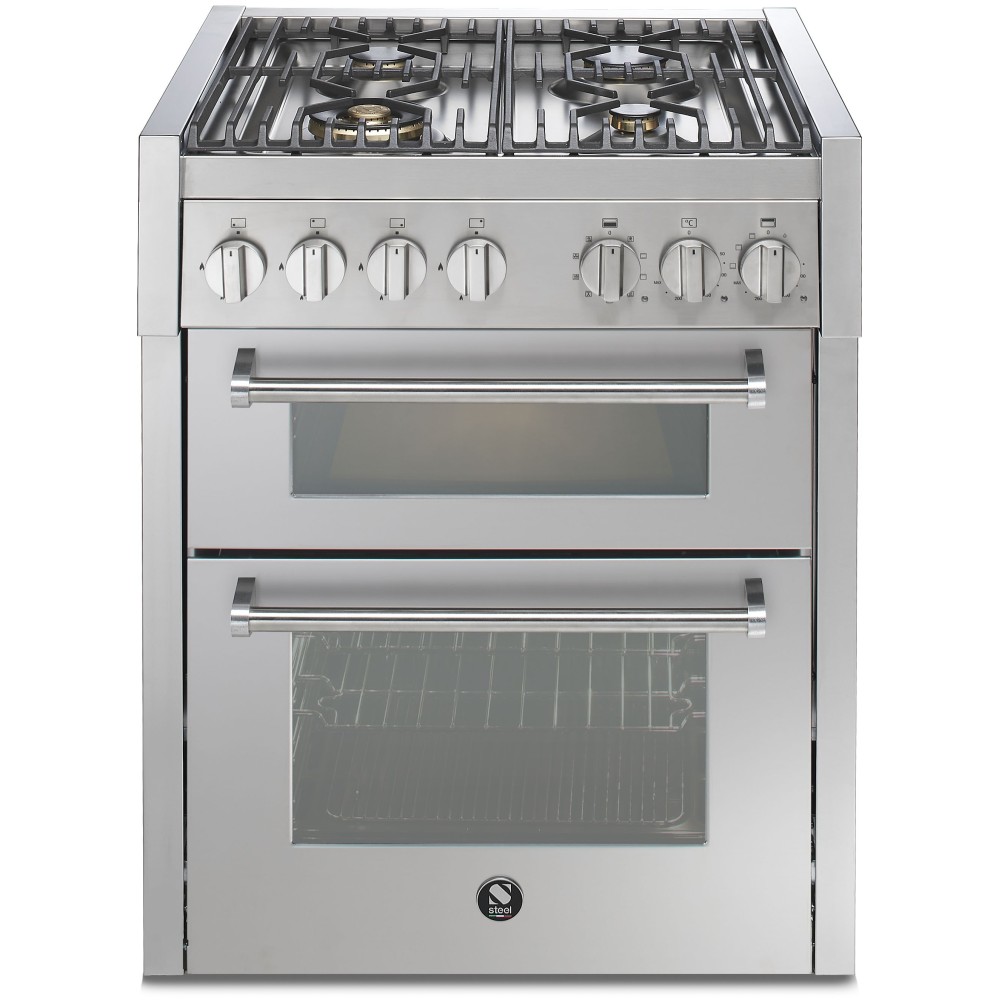 Acero Génesis GQ7SF Silencio Oven Pizza Profesional Silencio Doble Oven Silencio 70cm