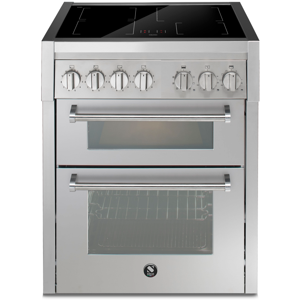 Stahl Genesis GQ7SF | Ofen Pizza Professionale | Doppelofen | 70cm Induktionsplan