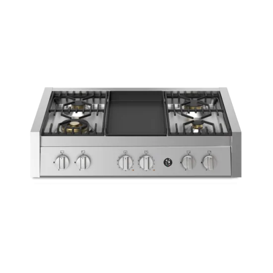 Stahl Genesis GQ9-6W |Professioneller Gaskocher |Messingbrenner |Dreifache Krone