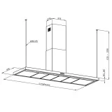 Professional Kitchen hood Foster 2440 300 - Custom Size