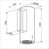 Cité de cuisine Foster Mirua Ø 38 cm - Élégance et efficacité