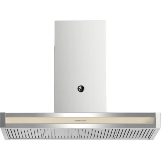 Steel GQK120 | Cappa Cucina Professionale | 120cm | 900m³/h | Design Elegante