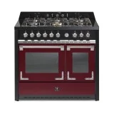 Steel OXFORD | Cucina Professionale | 100cm | Doppio Forno | Induzione