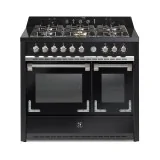 Steel OXFORD | Professional Kitchen | 100cm | Double Oven | Induction