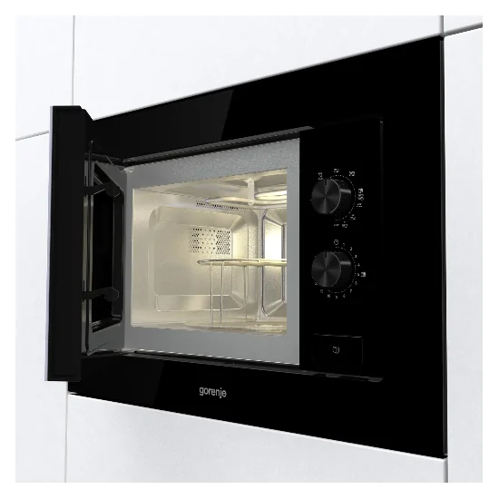 Gorenje BM 201EG1BG - Forno a Microonde da Incasso, Riscalda e Scongela Rapidamente
