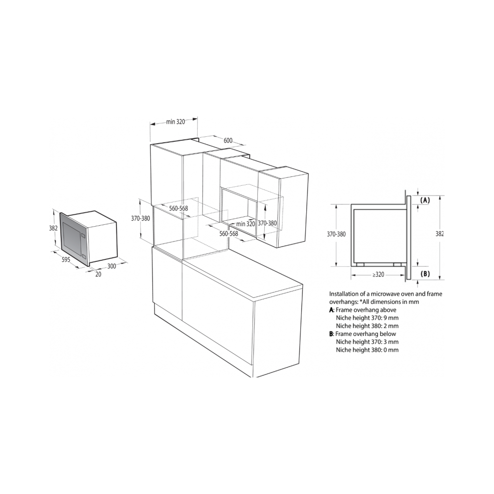 Microonde Gorenje 17L - Ideale Cucine Piccole | Incasso Facile