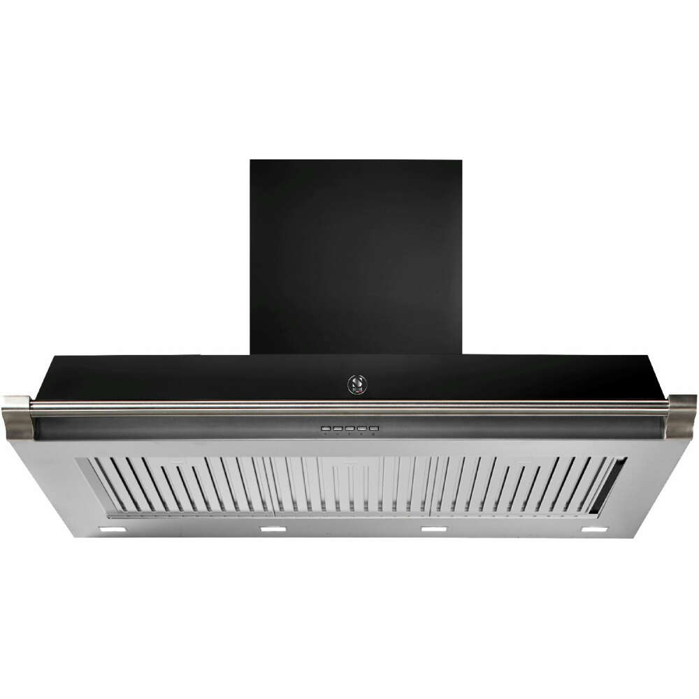 Steel XK100 | Cappa a Parete Professionale | 100cm | 900m³/h | Design Elegante