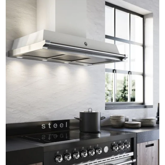 Acero XK90 |Campana de pared profesional |90cm |900 m³/h |Diseño elegante