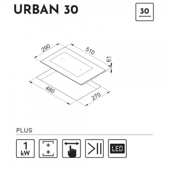 Elleci PVIU301BK: Piano Induzione Compatto e Potente