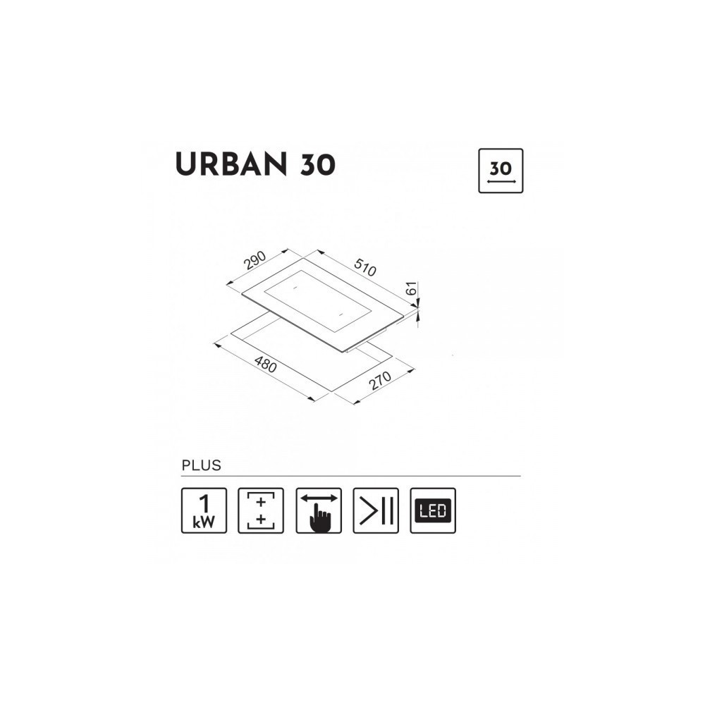 Elleci PVIU301BK: Piano Induzione Compatto e Potente