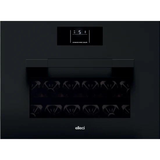 Elleci CAVS451BK: Bodega de vino 45cm, Diseño moderno y capacidad perfecta