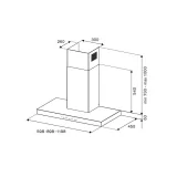 Bertazzoni KT120P1AXT: Capucha de pared 120cm, Acero inoxidable, alta eficiencia