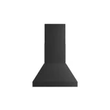 Küchenhaube Bertazzoni KPH90MAS: Edelstahl, Schwarz, 3 Geschwindigkeit, Stahlfilter