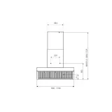 Bertazzoni KV120PROXT: Кухонная вытяжка 120 см, нержавеющая сталь, класс А