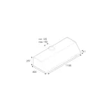 Modello KU120PRO1XA:Cappa Cucina 120cm Bertazzoni,1 Motore,Classe A