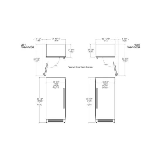 Acquista la colonna frigorifero Bertazzoni LRD905UBRXTT: Elegante, funzionale, classe energetica A++
