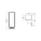 Comprar la columna refrigerador Bertazzoni LRD755UBRPTT: Total disappearance, No Frost, 75 cm
