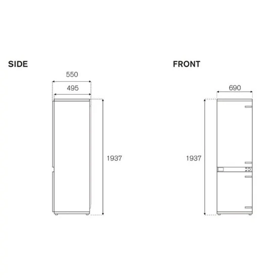 Холодильник Bertazzoni 70см Всего | Купить онлайн