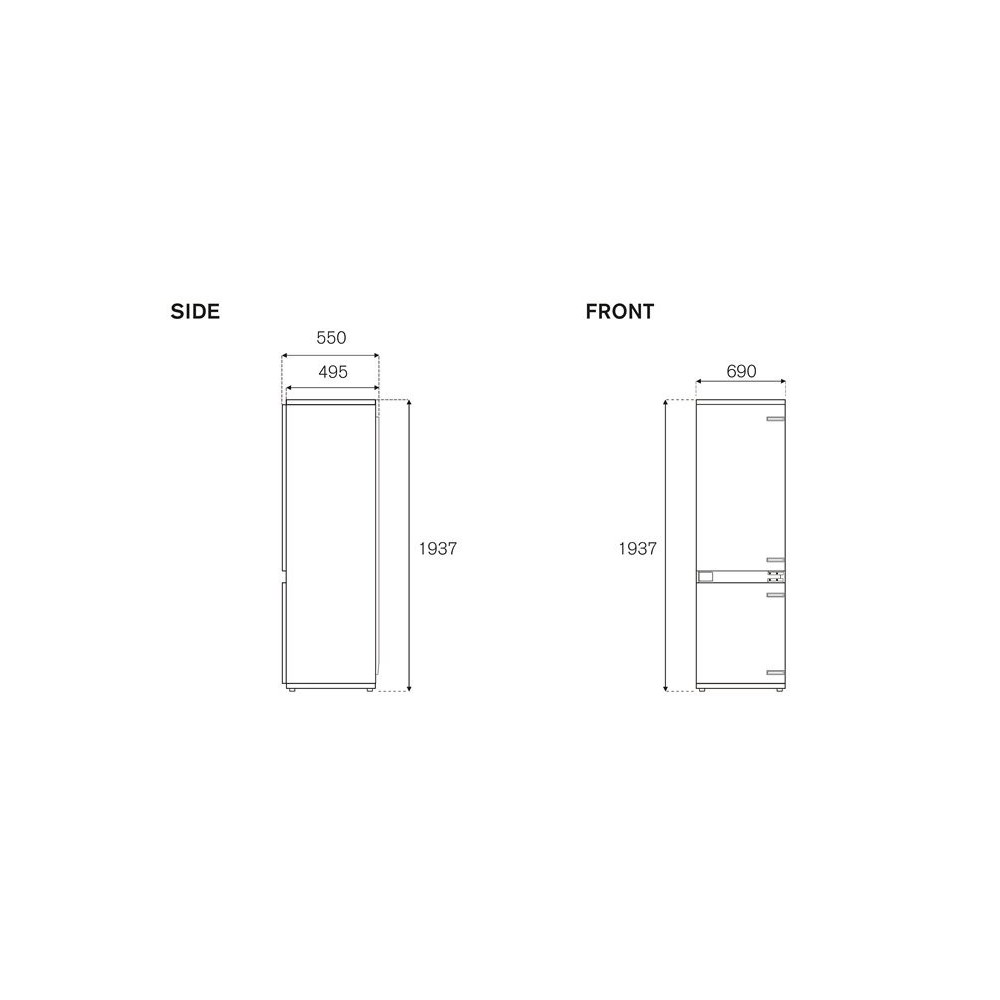 Frigorifero Bertazzoni 70cm | A Scomparsa Totale | Acquista on-line